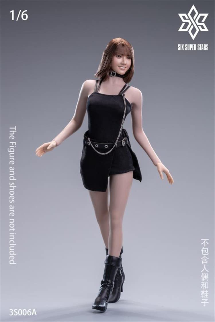 3STOYS 1/6 Scale Female Figure Doll Clothes,Top + Skirt Set for 12 inch Woman Action Figure TBLeague/Phicen