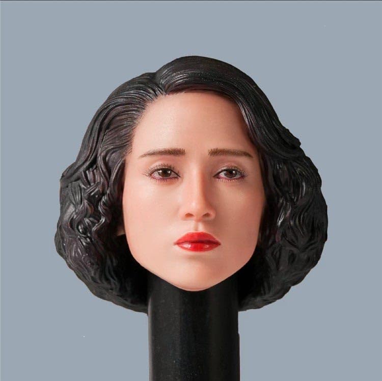 Hongyi 1/6 scale 1980s Asian female Movie Star Head Sculpt for 12 inch movie action figure body