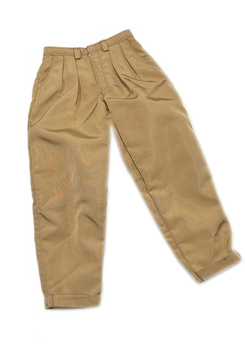 YSBRING SUPER Supply 1/6 Scale Men Vintage Trousers Figure Accessories for 12 Inch Male Collectible Doll (Camel)
