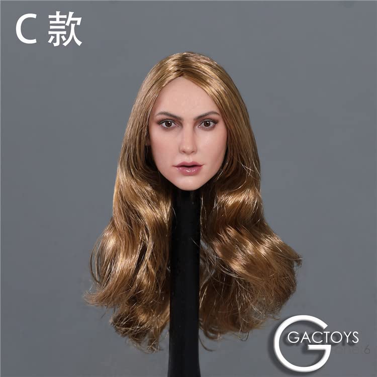 YSBRING GACTOYS GC034C 1/6 Scale Doll Accessories European and American Star Head Carving for 12 Inch Female Action Figure