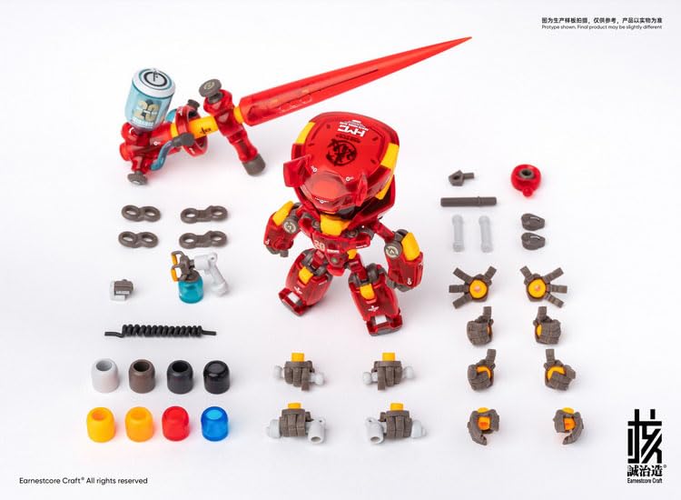 Earnestcore Craft HEATS BOY mecha armor action figure