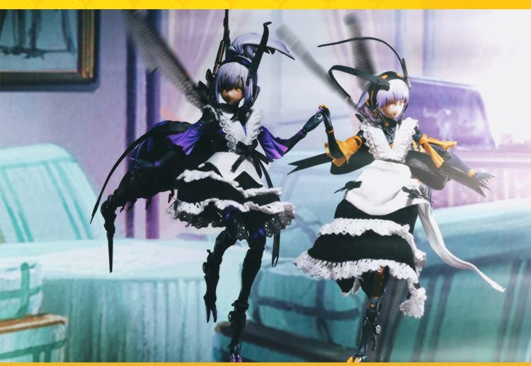 1/12 scale female clothes Maid Dress for 6 inch woman action figure body