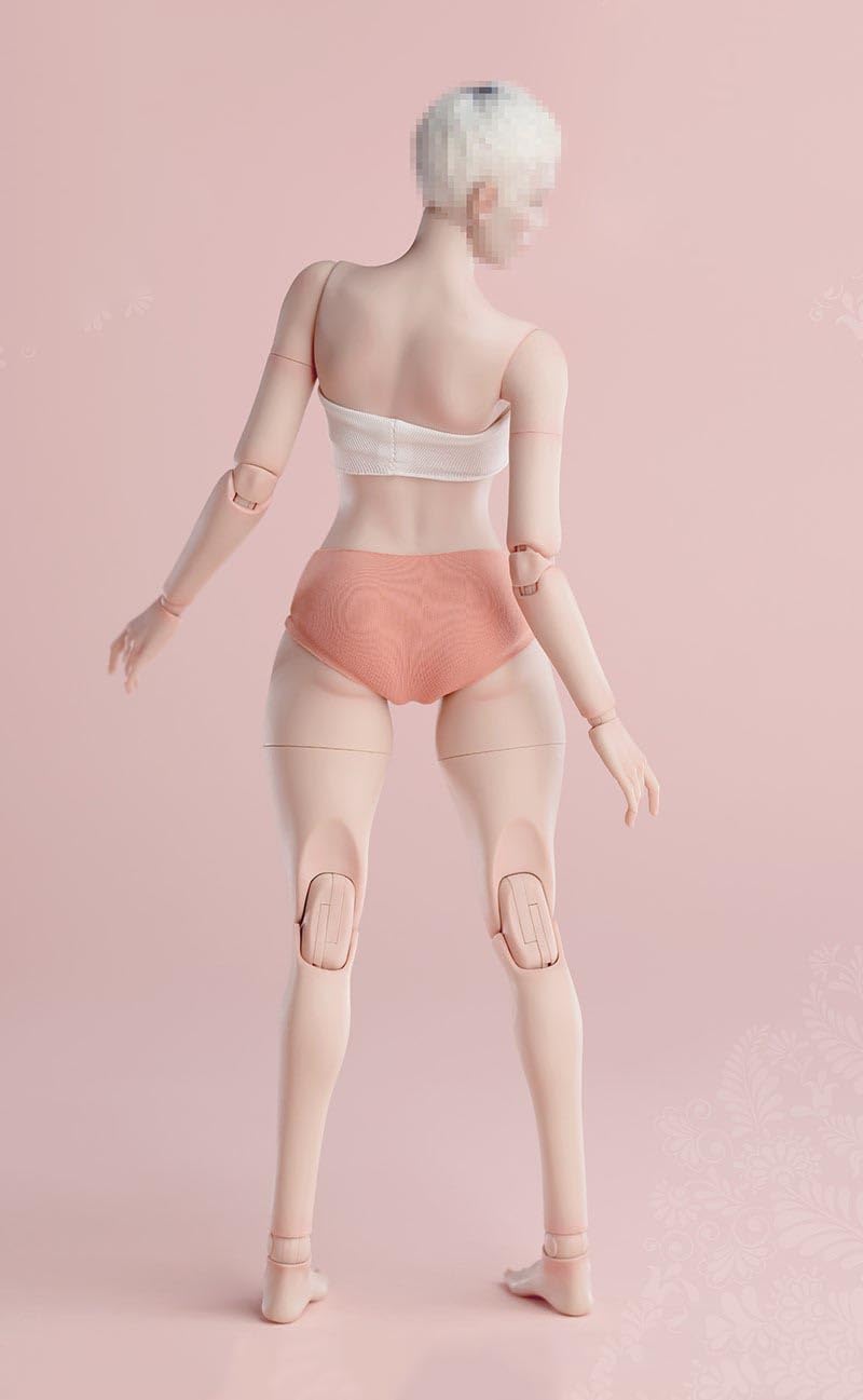 Worldbox 1/12 scale female body pale skin for 6 inch woman action figure AT202pro