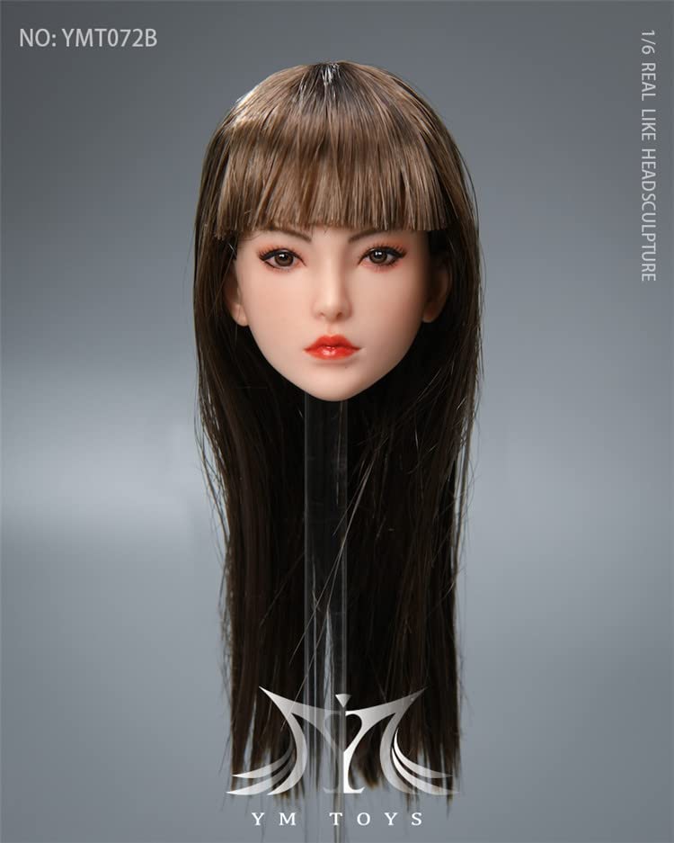 YSBRING YMTOYS YMT072B 1/6 Scale Female Head Sculpture Lei Lei Figure Accessories for 12 Inch Collectible Doll Body