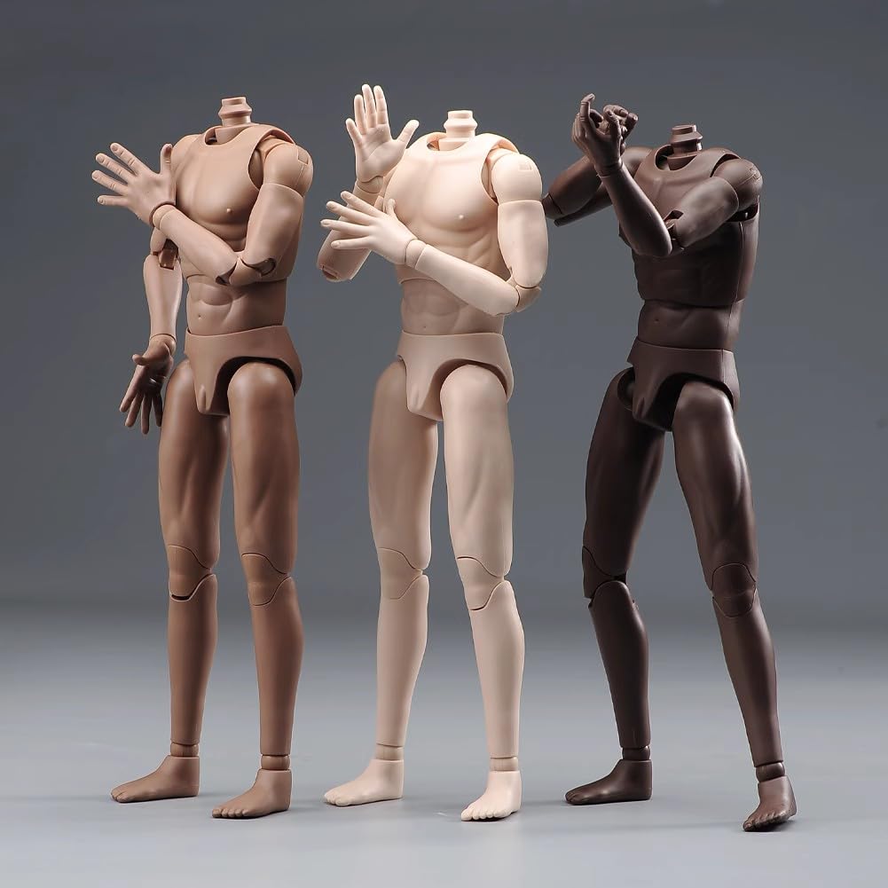1/6 scale male doll body for 12 inch man action figure bodys