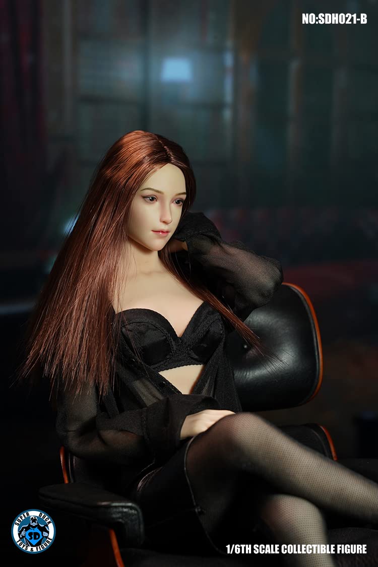 i8 TOYS SUPER DUCK SDH021 Night Elf 1/6 scale female accessories head sculpt for 12 inch collectible action figure B