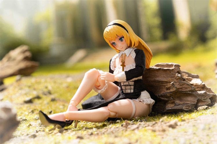 Fogtoys 1/12 scale blonde nun‌ 12 inch woman action figure