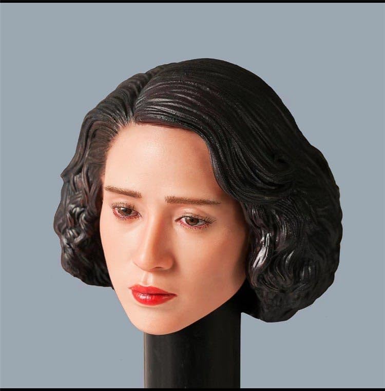 Hongyi 1/6 scale 1980s Asian female Movie Star Head Sculpt for 12 inch movie action figure body