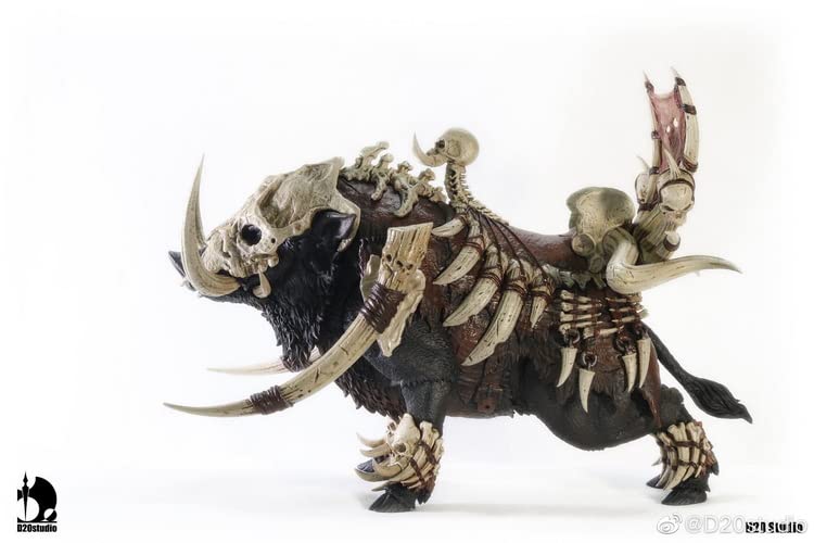 YSBRING D20 Studio 1/12 Scale Boar Bone Spike Mount for 6 Inch Collectible Action Figure (Black)