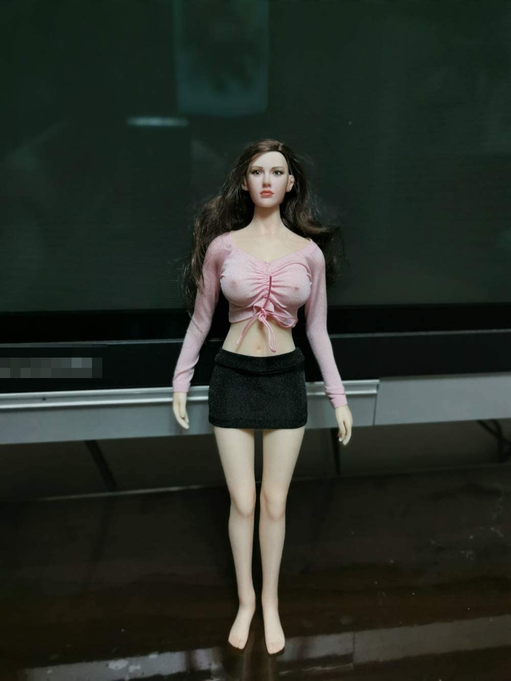 i8 TOYS 1/6 female accessoreis clothes for 12 inch women collectible action figure snug T-shirt Short skirt B