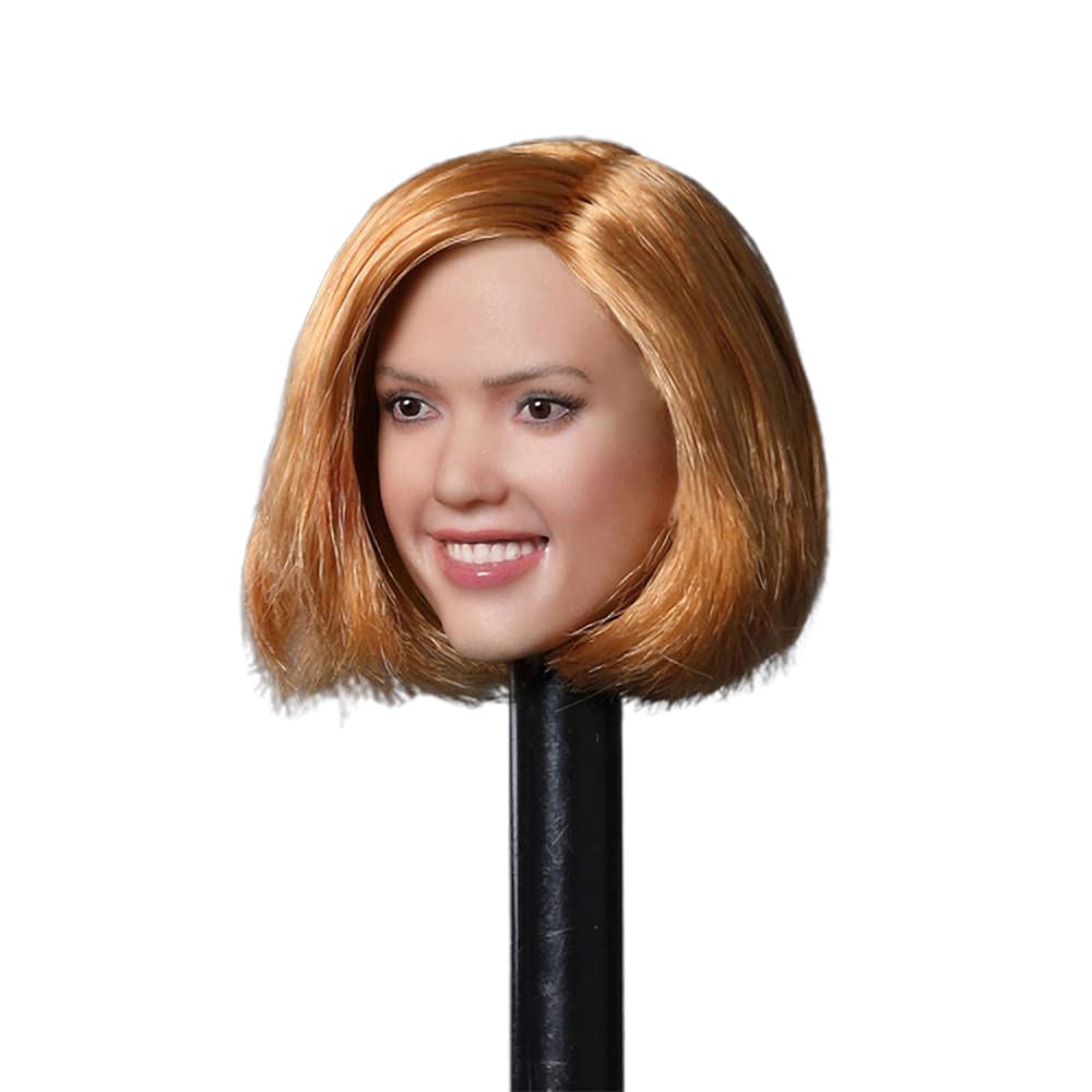 i8 TOYS GACTOYS GC035B 1/6 Scale Female Figure Accessories Head Smiley Beauty Head Sculpture for 12 Inches Female Doll Body