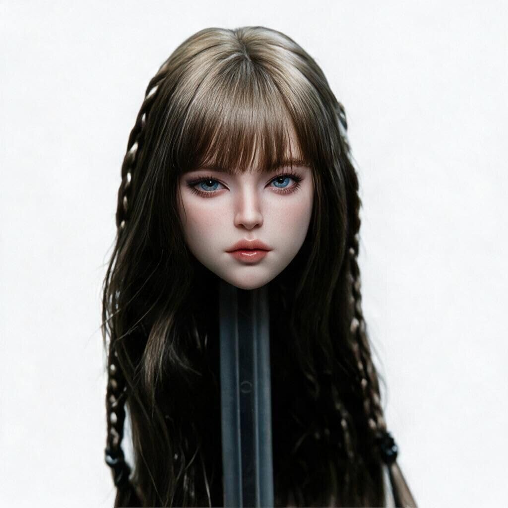 BOBITOYS 1/6 Face Creation Series Kelala Movable Eye Head Sculpt For 12 inch female Action Figure