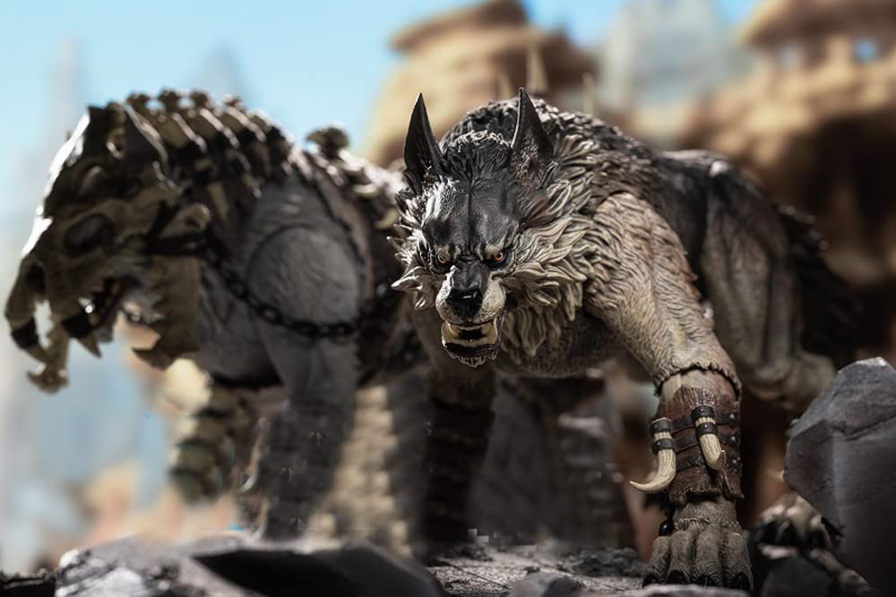 i8 TOYS 1/12 scale mount mecha Wolf for 6 inch collectible action figure Black Wolf
