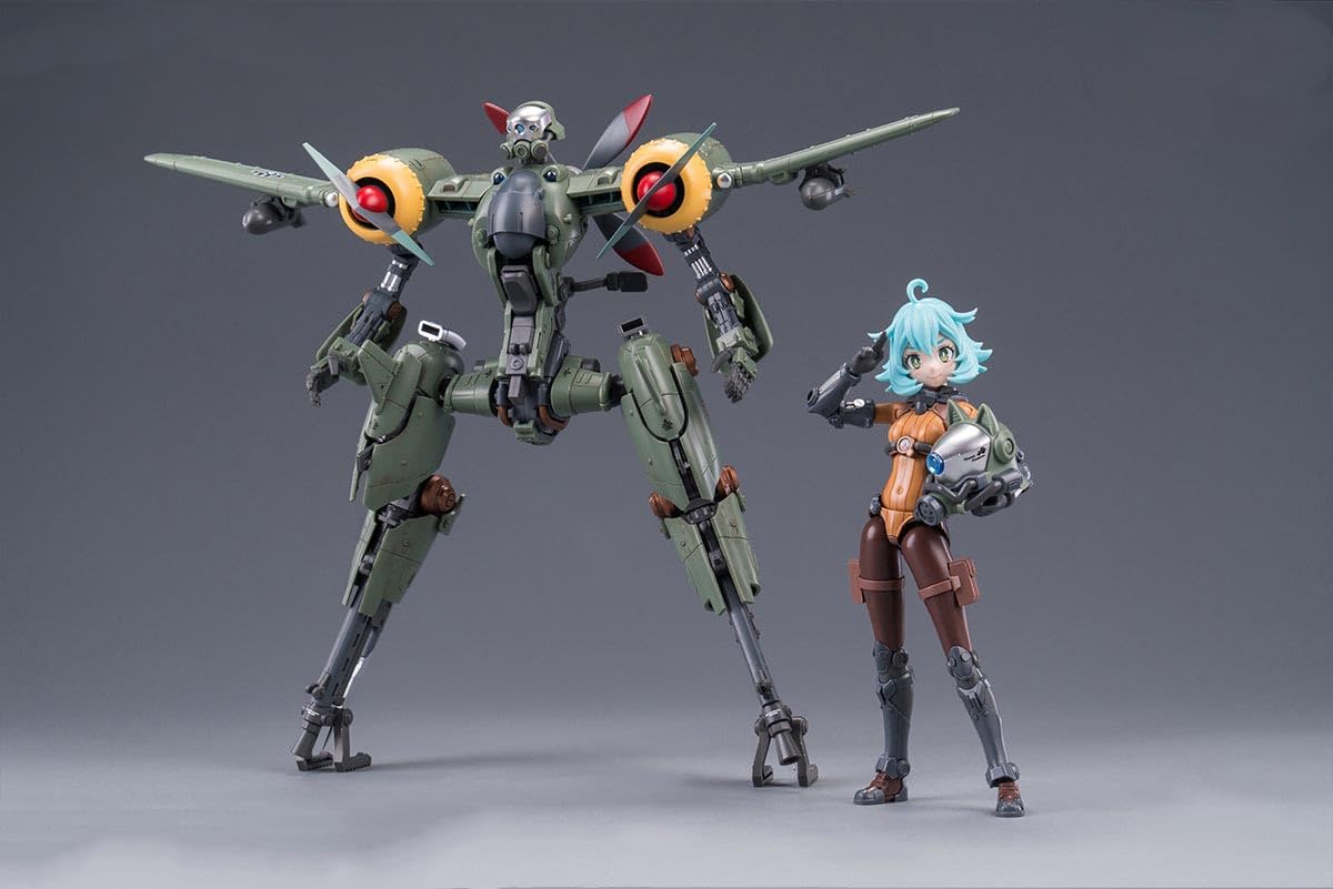HEMOXIAN 1/12 scale Rhande Koskinen mecha girl full action plastic model kits