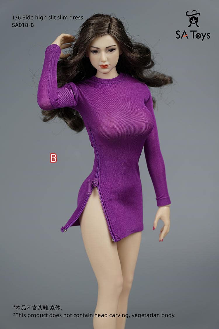 SA Toys SA018 1/6 scale female Elastic tight skirt for 12 inch phicen sexy women body doll collectable action figure B