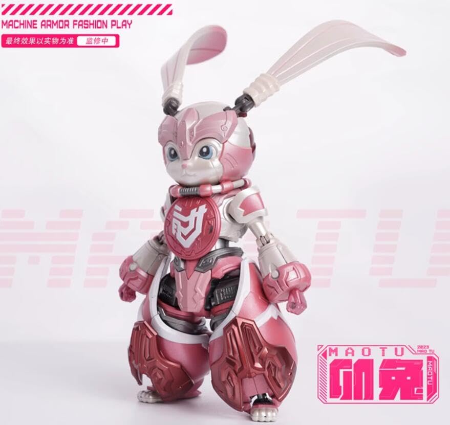 MOSHOW Rabbit Mecha model cute action figure collectible toys