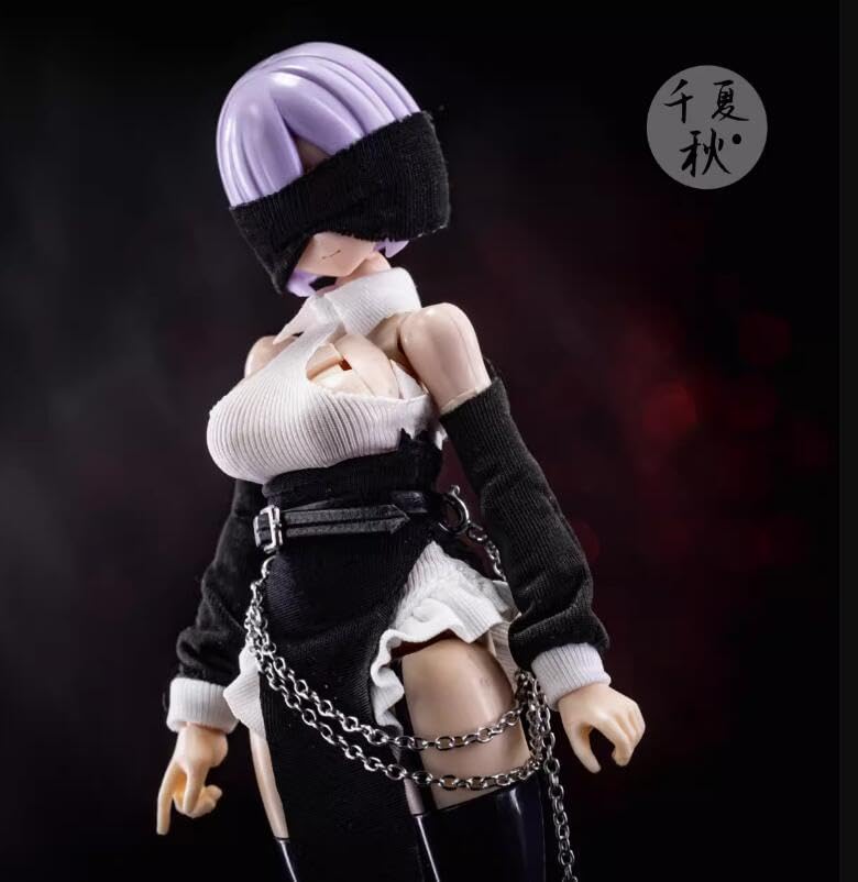 1/12 scale female doll clothes Trendy Dress for 6 inch woman action figure body