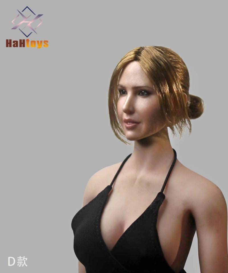 YSBRING HaHtoys H003D 1/6 Scale Europe and America Famous Model Head Sculpture for 12 Inch Collectible Female Action Figure