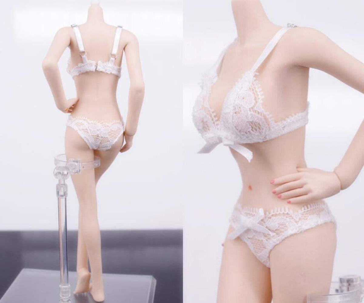 i8 TOYS VSTOYS 17XG02 1/6 Scale Clothes Accessories Underwear Set for 12 inch Female Collectible Action Figure (White)