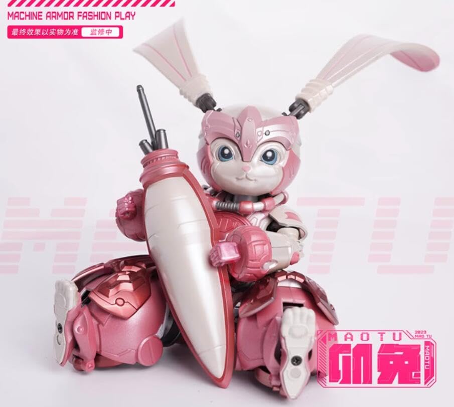 MOSHOW Rabbit Mecha model cute action figure collectible toys