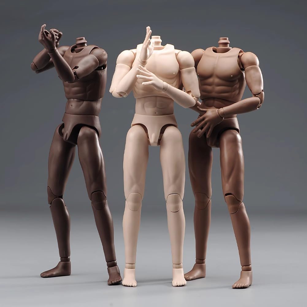 1/6 scale male doll body for 12 inch man action figure bodys