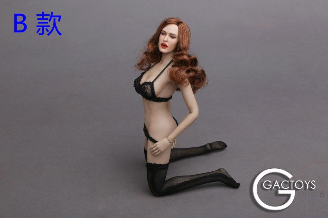 i8 TOYS GACTOYS GC017-B 1/6 Scale Figure Accessories European Beauty Head with Expression Female Head Sculpture for 12 Inch Female Doll