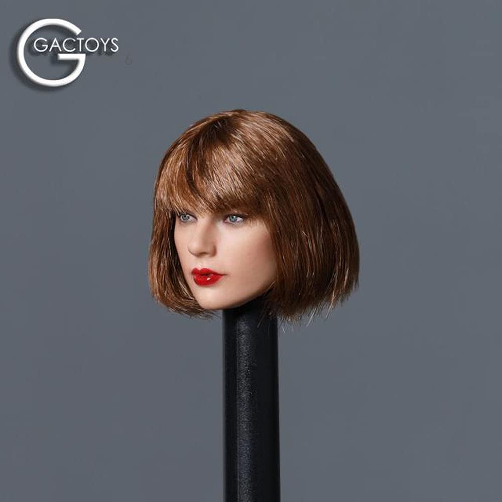 GACTOYS GC042 1/6 scale female head sculpt for 12 inch tbleague Phicen sexy women lady collectable Taylor action figure E