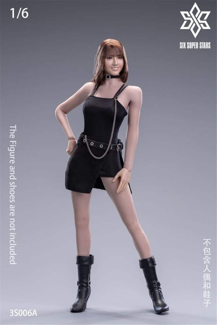 3STOYS 1/6 Scale Female Figure Doll Clothes,Top + Skirt Set for 12 inch Woman Action Figure TBLeague/Phicen