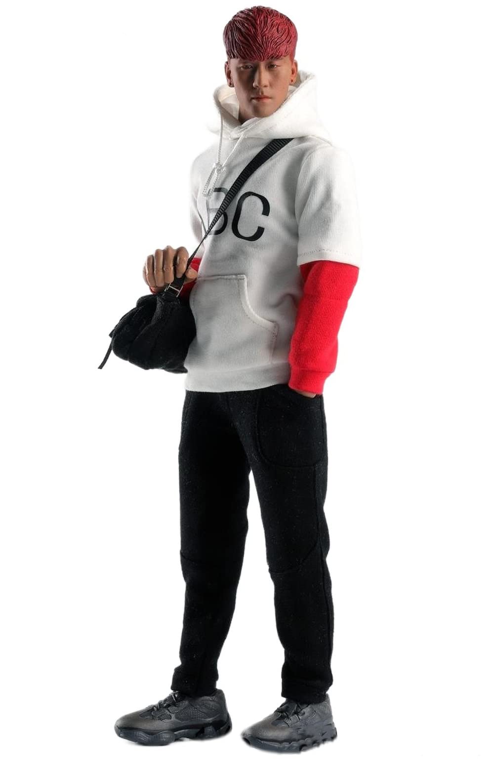 YSBRING CCTOYS CC016C 1/6 Scale Accessories Clothes Trend Men's Sweatpants for 12 Inch Male Collectible Action Figure (Black)