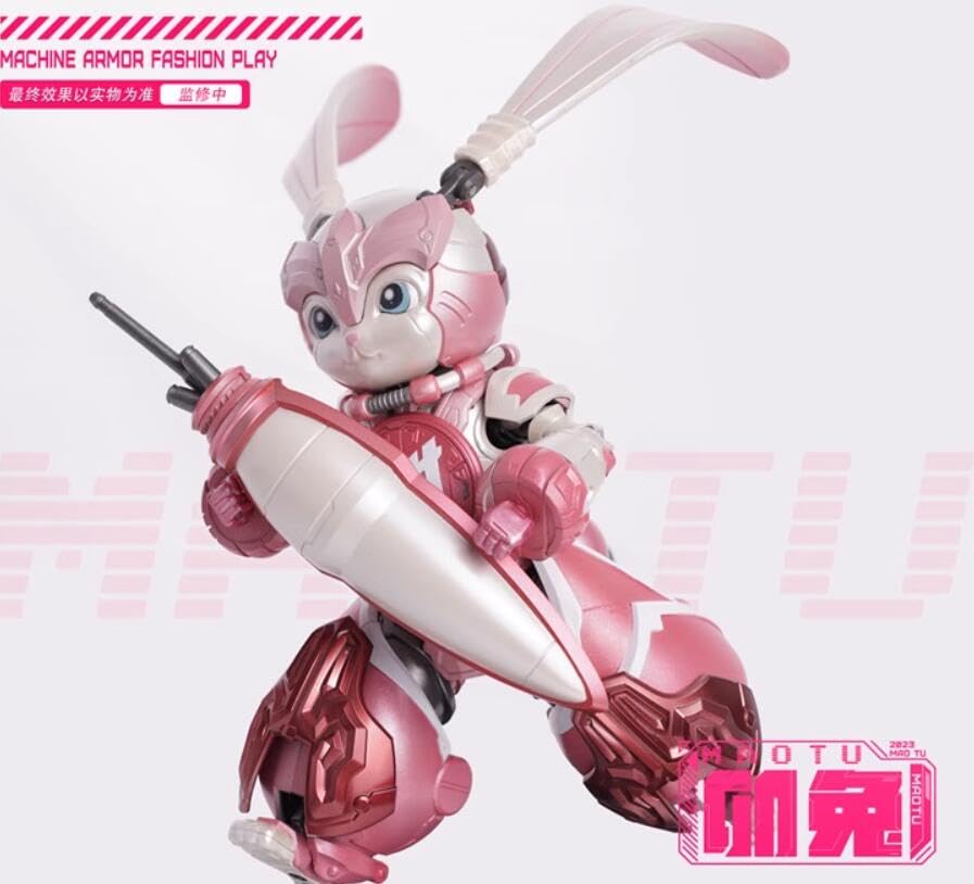MOSHOW Rabbit Mecha model cute action figure collectible toys