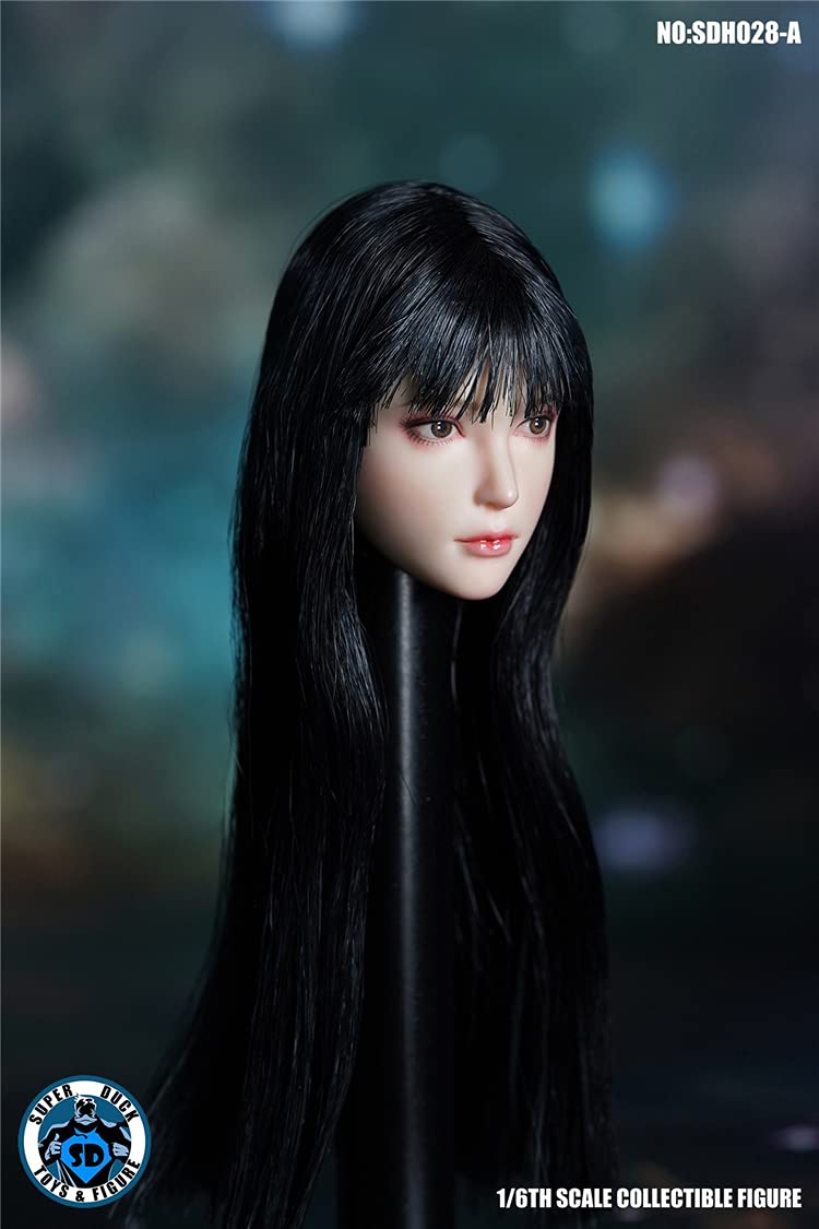 YSBRING SUPER DUCK SDH028A 1/6 Scale Figure Accessories Beauty Head Sculpture for 12 Inch Female White Skin Action Figure