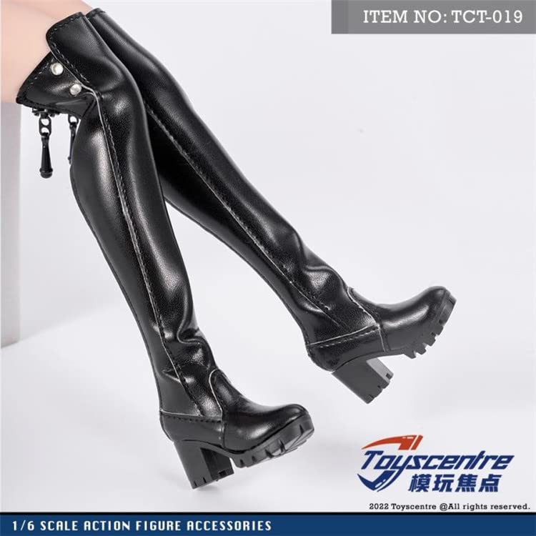 YSBRING Toyscentre TCT-019 1/6 Scale Figure Shoes Accessories High Boots for 12 Inch Female Action Figure Body