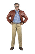 YSBRING VORTOYS V1017 1/6 Scale Super-Flexible Male Seamless Body Retro Leather Jacket Suit 12 Inch Collectible Male Body (body+clothes)