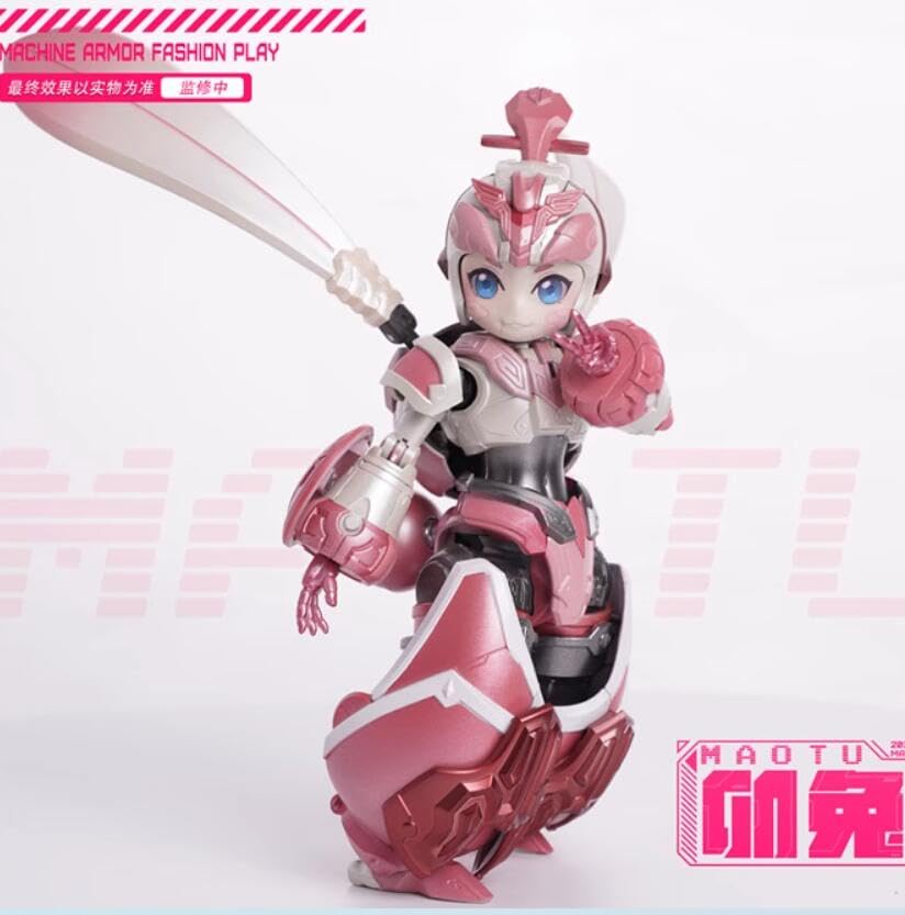 MOSHOW Rabbit Mecha model cute action figure collectible toys