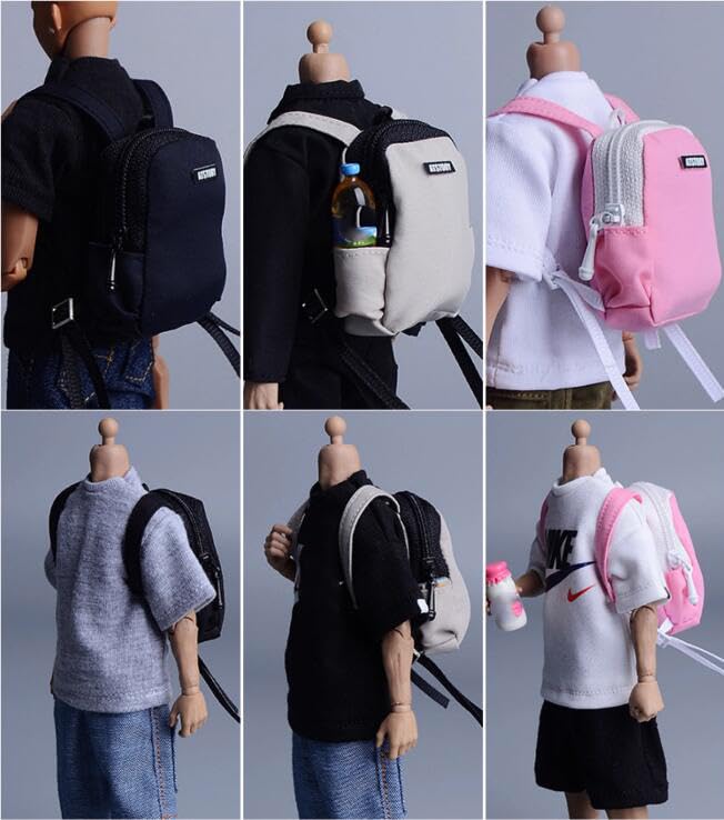 1/12 scale figure accessories Travel backpacks for 6 inch action figure