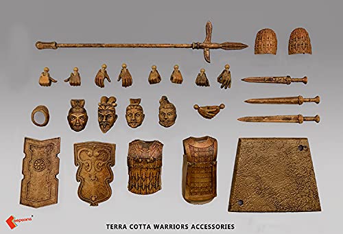 1/12 scale doll 6 inch male terra cotta warrior collectable action figure