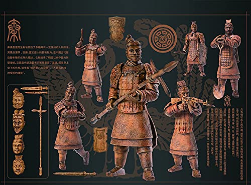 1/12 scale doll 6 inch male terra cotta warrior collectable action figure