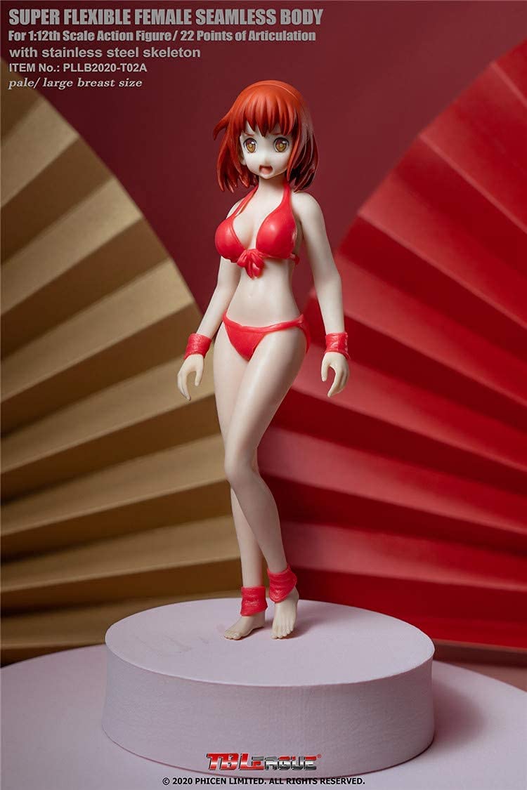 Tbleague PHICEN 1/12 scale female seamless body for 12 inch sexy women collectable action figure T02A pale