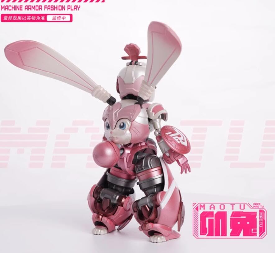 MOSHOW Rabbit Mecha model cute action figure collectible toys