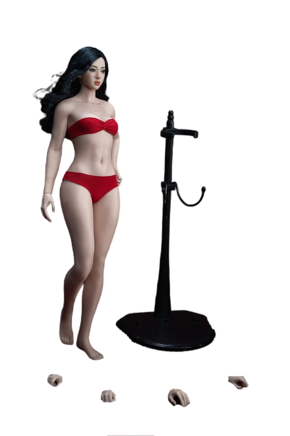 YSBRING 1/6 Scale Female Super Flexible Seamless Figure Body Steel Bone Well-Proportioned Small Breasts 12 Inch Collectible Action Figures with Pale Skin(PLSB2021-S46)