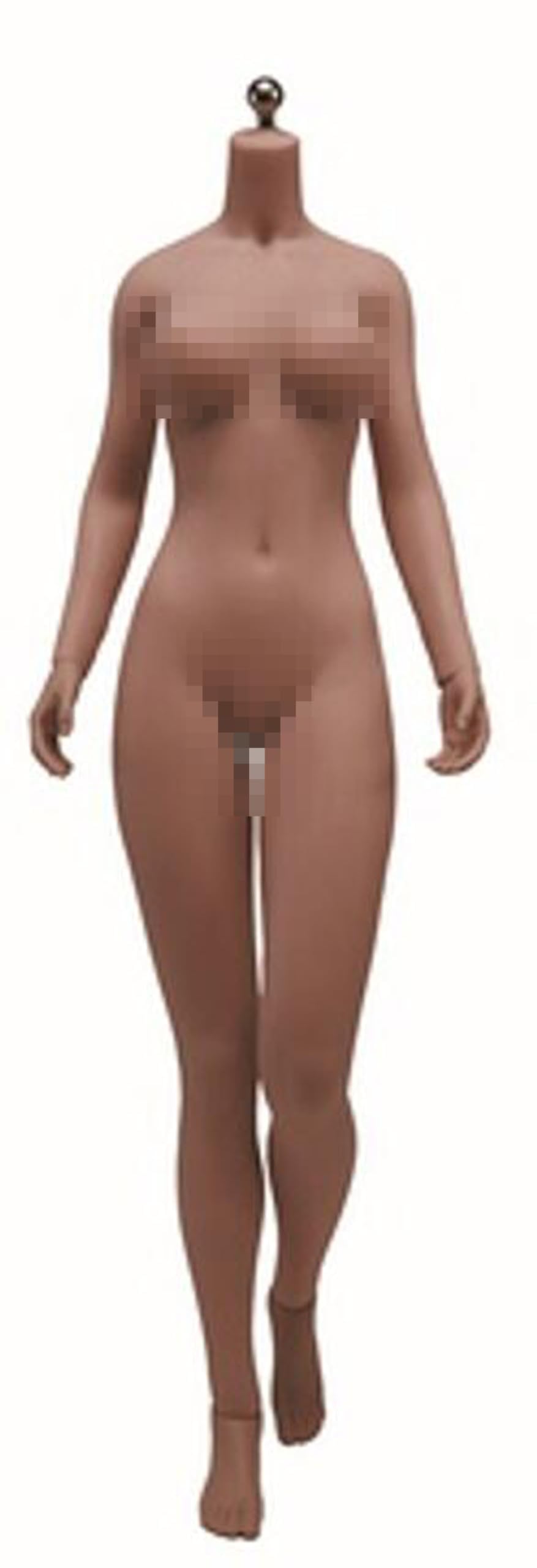 TBLEAGUE 1/6 scale super flexible female seamless body for 12 inch woman action figure S48B,brown