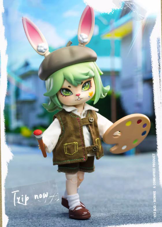 COME4ARTS 1/12 scale BJD Rabbit girl 6 inch female action figure