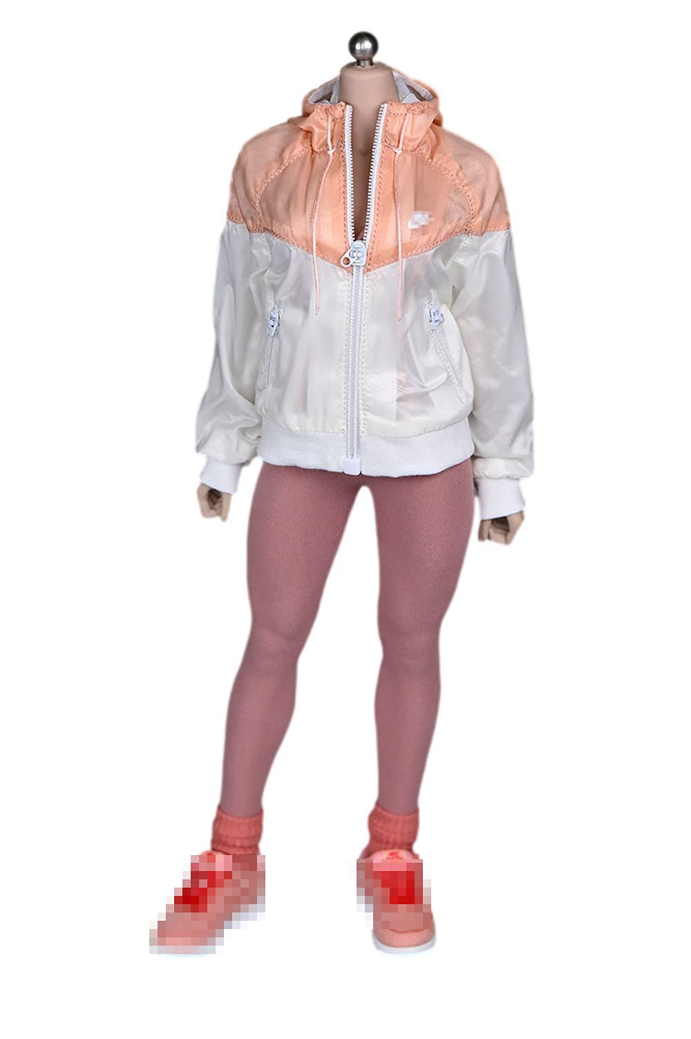 1/6 scale female fashion clothes tights set for 12 inch collectable action figure pink
