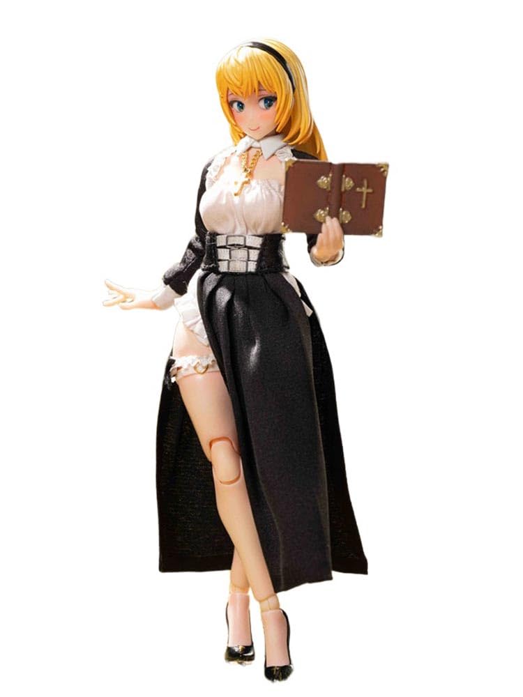 Fogtoys 1/12 scale blonde nun‌ 12 inch woman action figure