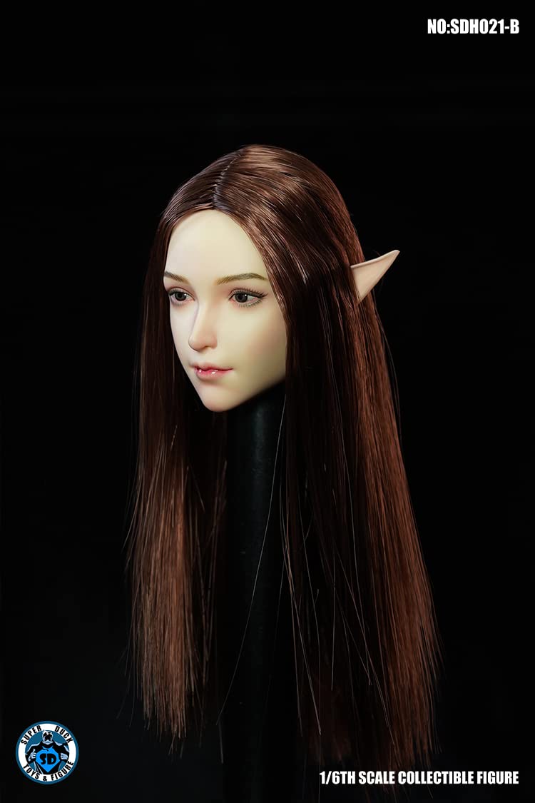 i8 TOYS SUPER DUCK SDH021 Night Elf 1/6 scale female accessories head sculpt for 12 inch collectible action figure B