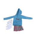 YSBRING Cdtoys CD017H 1/6 Scale Doll Clothes Hoodie Pleated Skirt Suit for 12 Inch Collectible Female Action FIgure Body