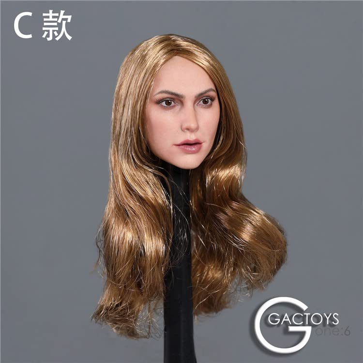 YSBRING GACTOYS GC034C 1/6 Scale Doll Accessories European and American Star Head Carving for 12 Inch Female Action Figure