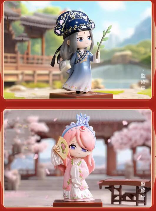 Yuewen Chinese opera doll Q version figure ornaments