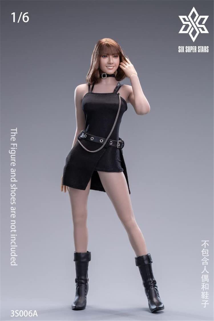 3STOYS 1/6 Scale Female Figure Doll Clothes,Top + Skirt Set for 12 inch Woman Action Figure TBLeague/Phicen