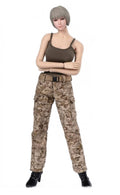 YSBRING ToysCentre TCT-028B 1/6 Scale Doll Clothes Camisole + Camouflage Trousers + Belt Costume Suit for 12 Inch Female Soldier Action Figure
